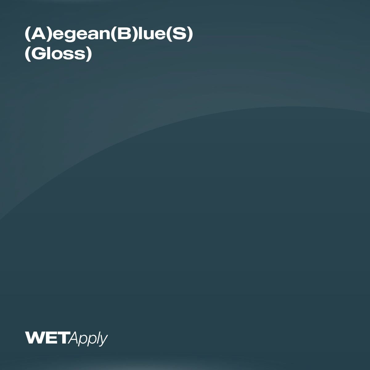 (A)egean (B)lue(S) (Gloss) paint protection film installed on vehicle – premium automotive PPF