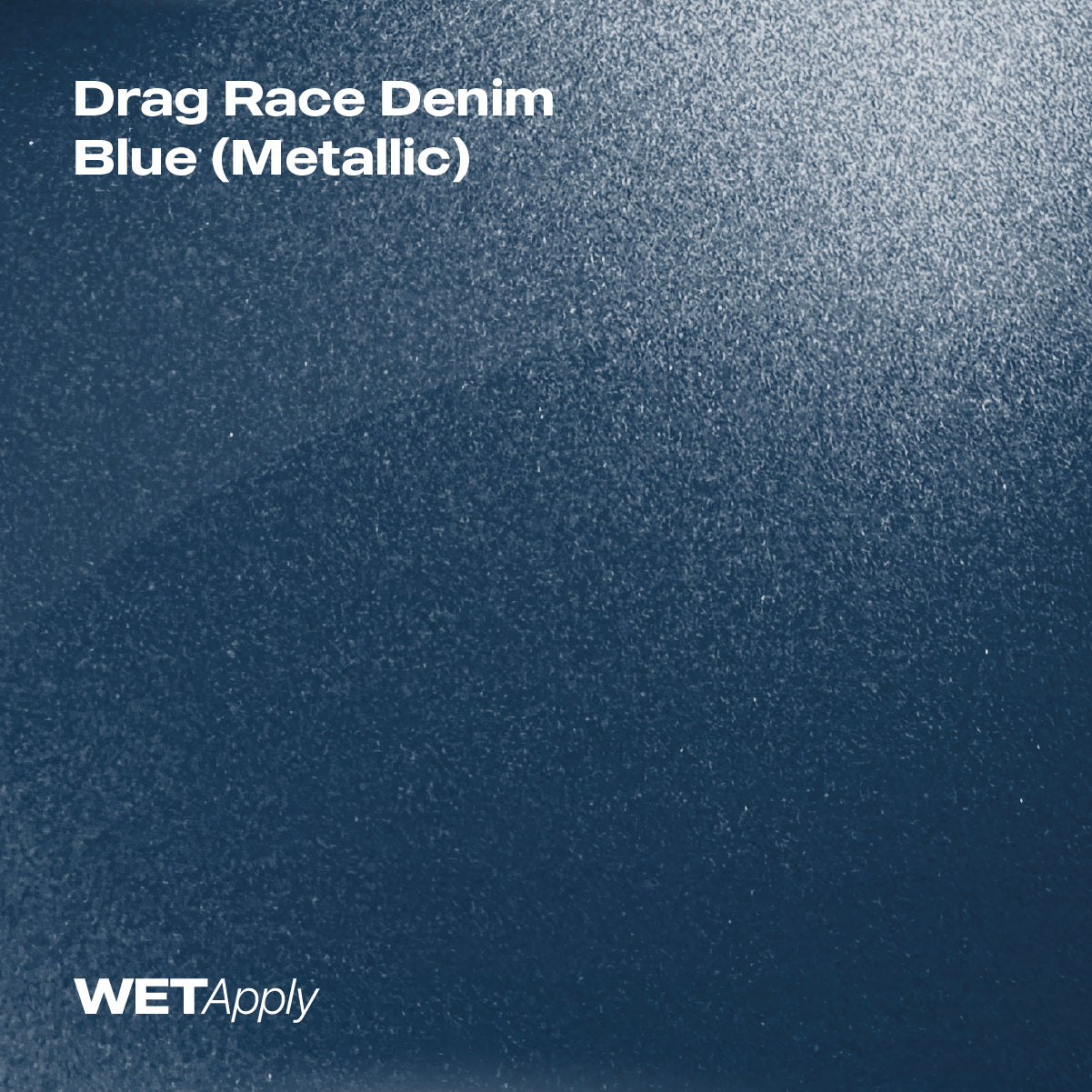 Drag Race Denim Blue (Metallic) paint protection film installed on vehicle – premium automotive PPF
