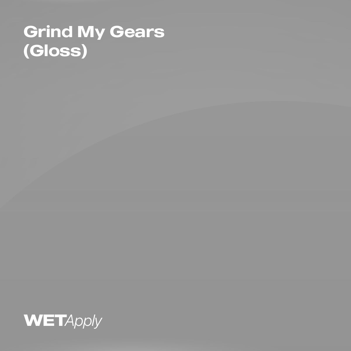 Grind My Gears Gray (Gloss) paint protection film installed on vehicle – premium automotive PPF