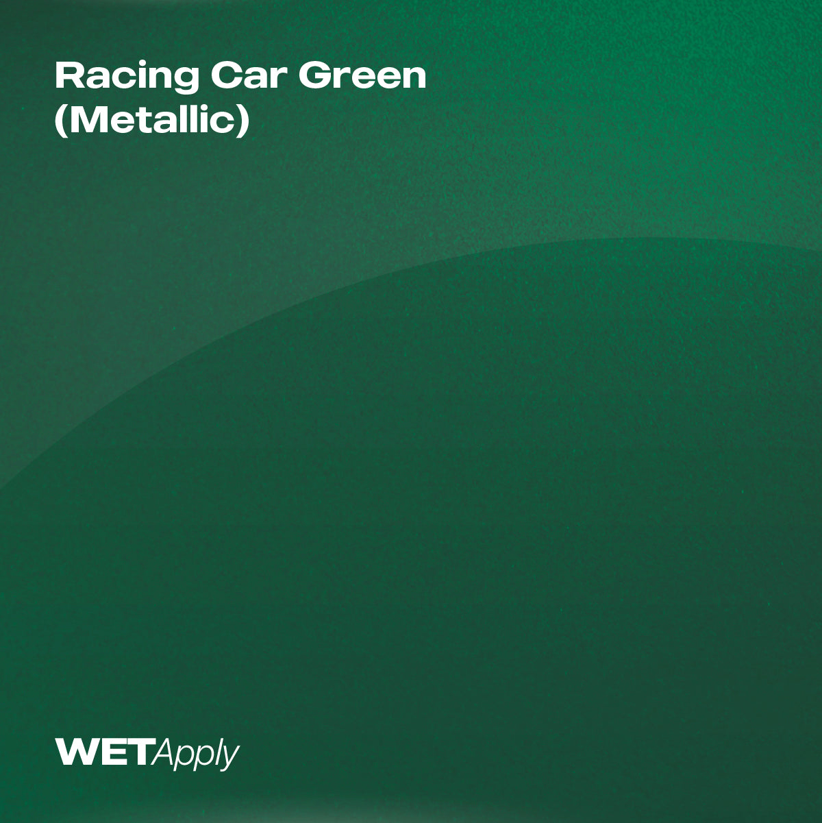 Racing Car Green (Metallic) paint protection film installed on vehicle – premium automotive PPF