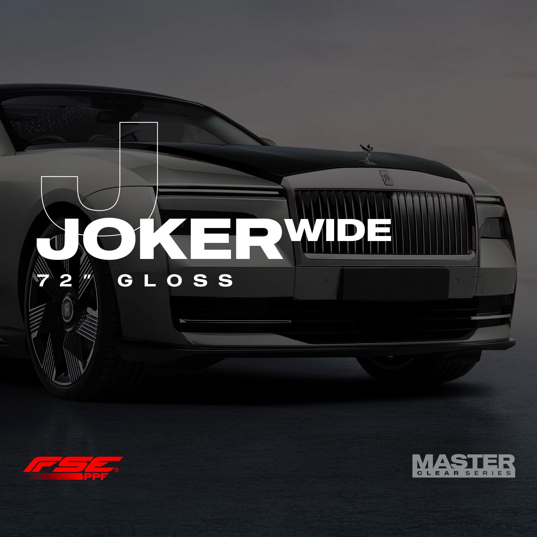 Joker Wide paint protection film installed on vehicle – premium automotive PPF