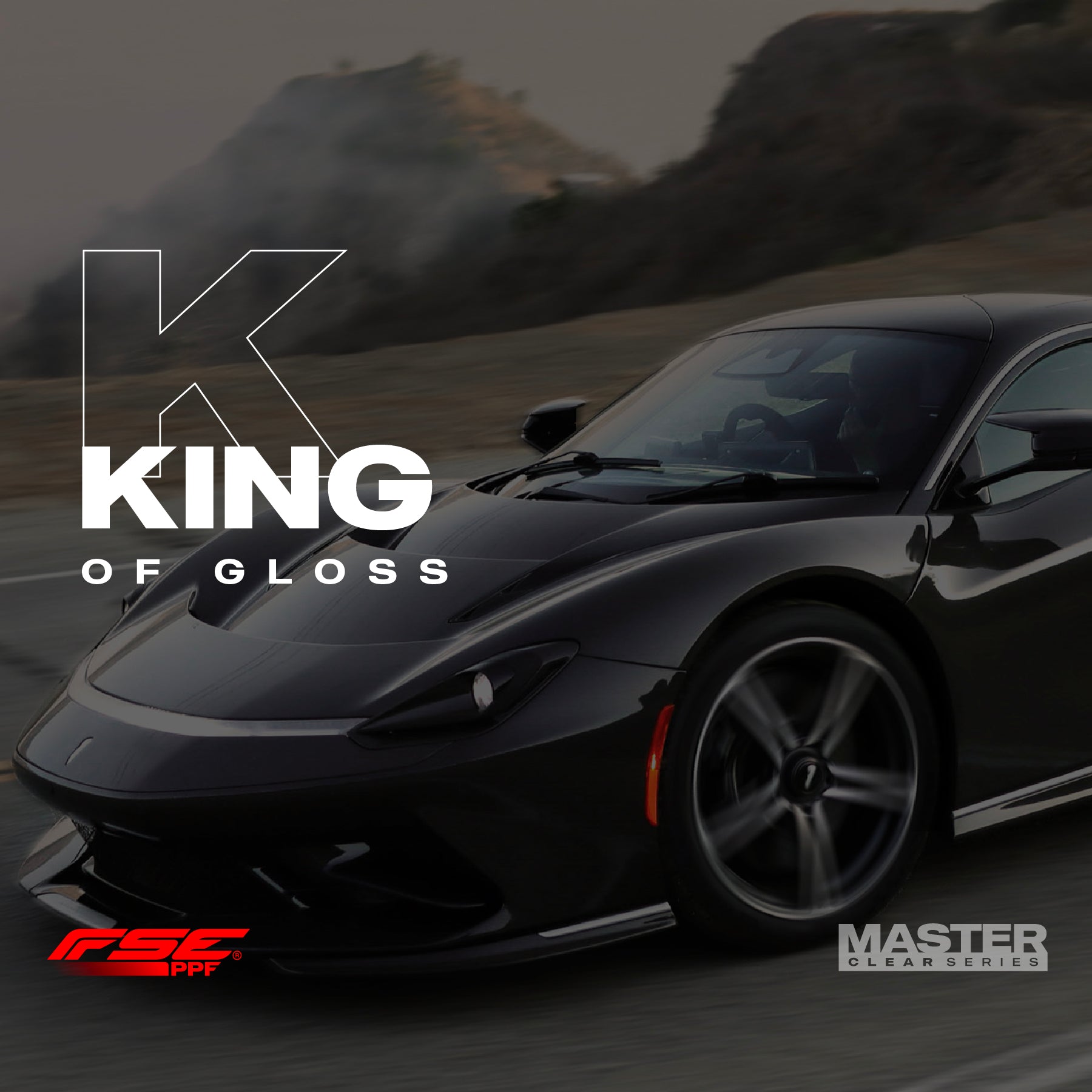 King of Gloss paint protection film installed on vehicle – premium automotive PPF
