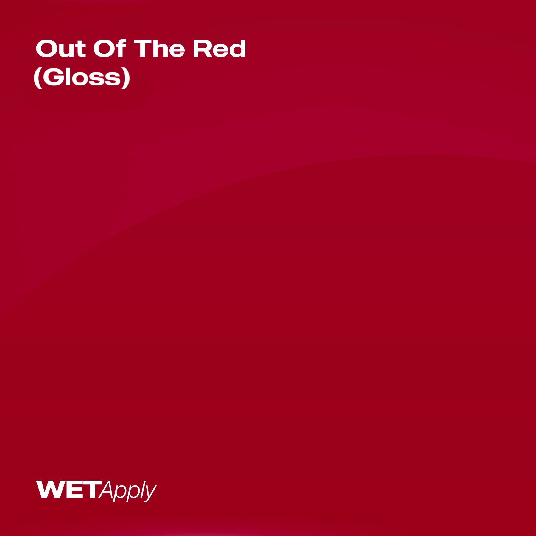 Out Of The Red (Gloss) paint protection film installed on vehicle – premium automotive PPF