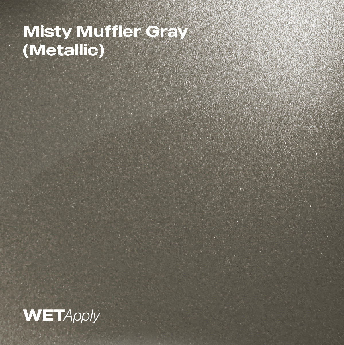 Misty Muffler Gray (Metallic) paint protection film installed on vehicle – premium automotive PPF
