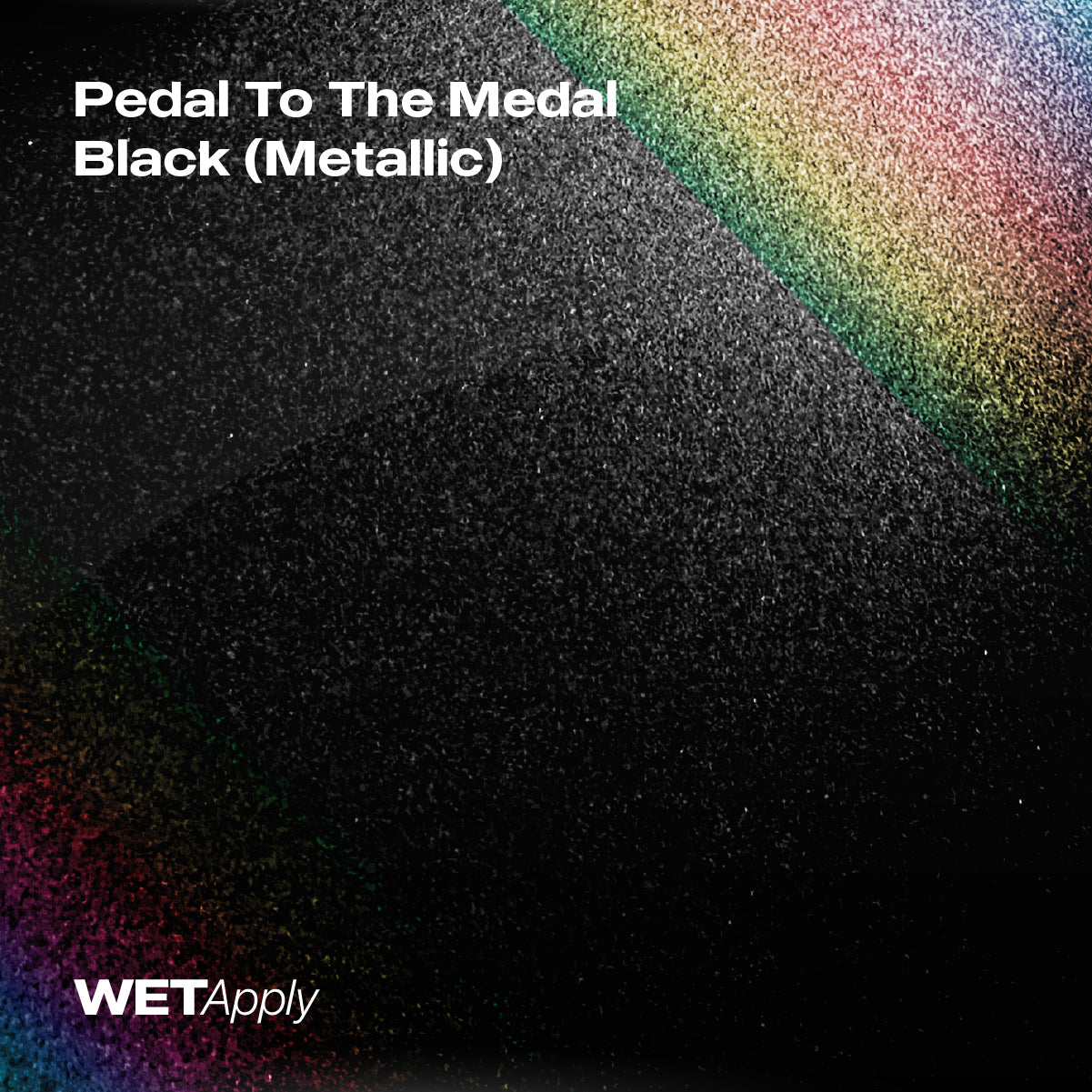Pedal To The Medal Black (Metallic) paint protection film installed on vehicle – premium automotive PPF