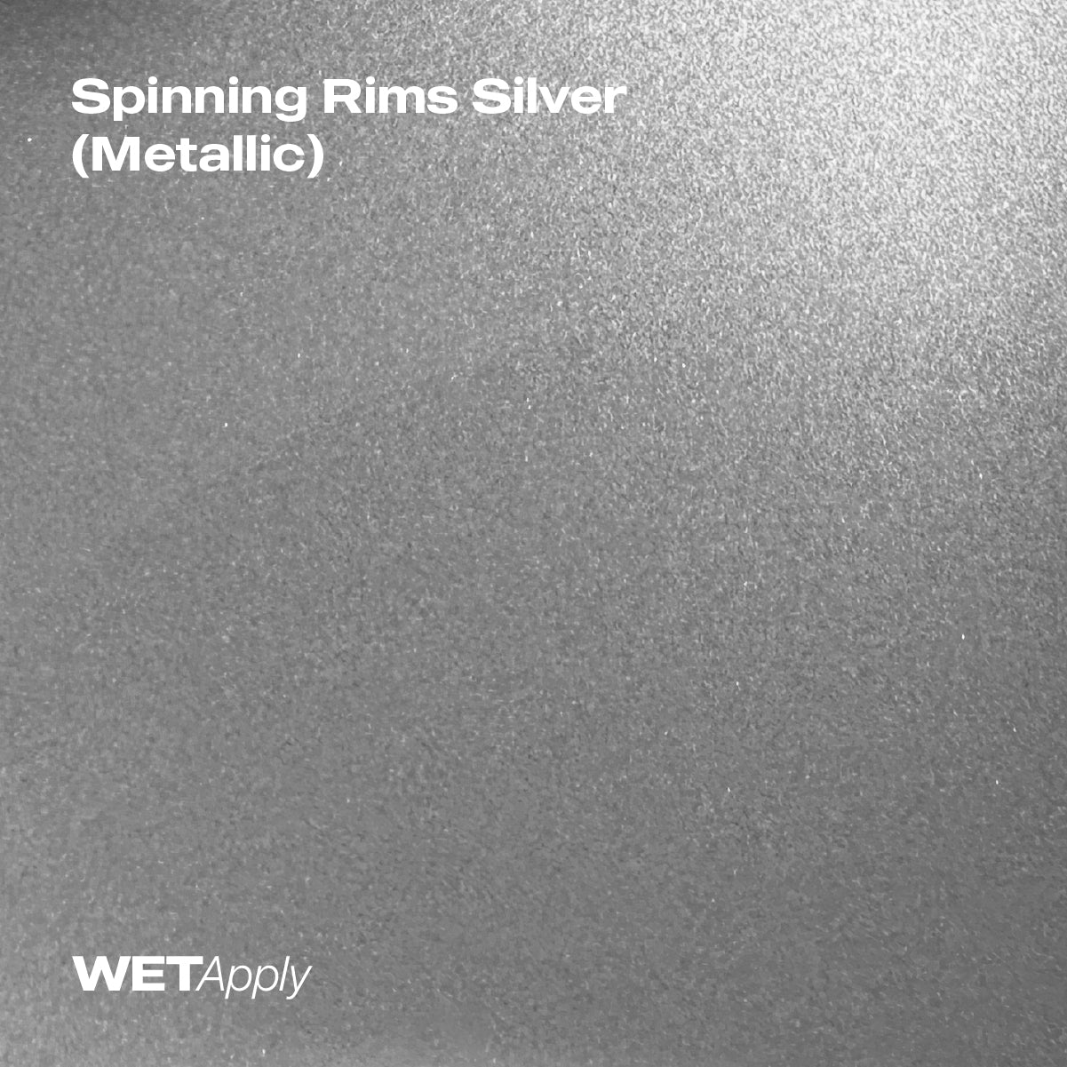 Spinning Rims Silver (Metallic) paint protection film installed on vehicle – premium automotive PPF