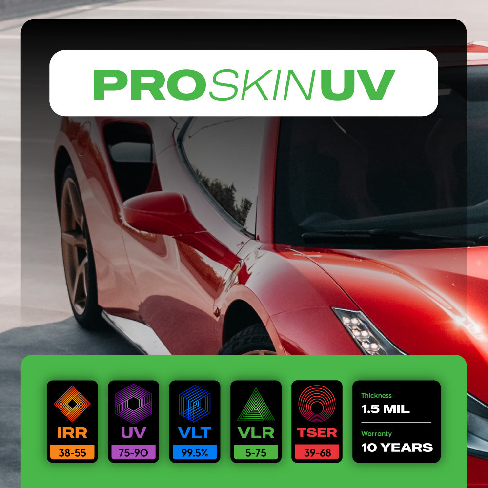 PRO SKIN UV Window Film paint protection film installed on vehicle – premium automotive PPF